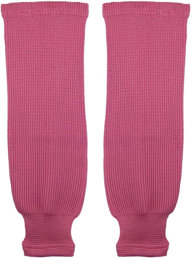 SK80 Knit Ice Hockey Socks (Bubble Gum Pink 16 Inch)